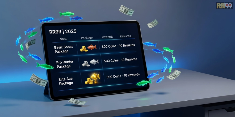 Bảng giá chi tiết các gói bắn cá online rr99 cập nhật năm 2025