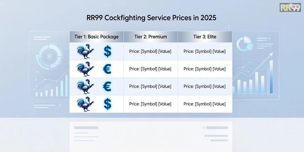 Bảng giá dịch vụ đá gà quốc tế rr99 cập nhật mới nhất năm 2025