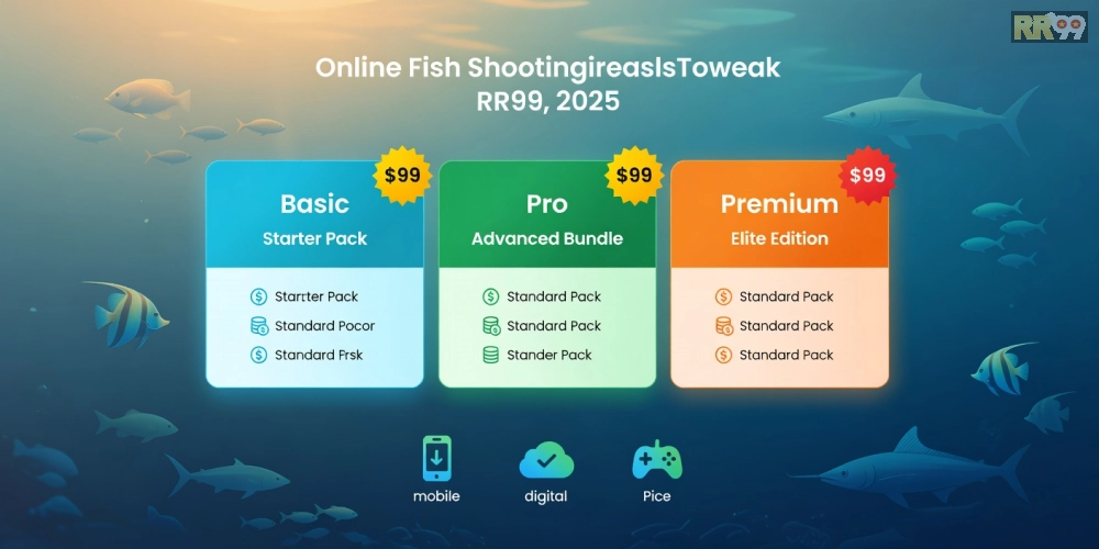 Bảng giá chi tiết các gói tải game bắn cá online RR99 cập nhật 2025