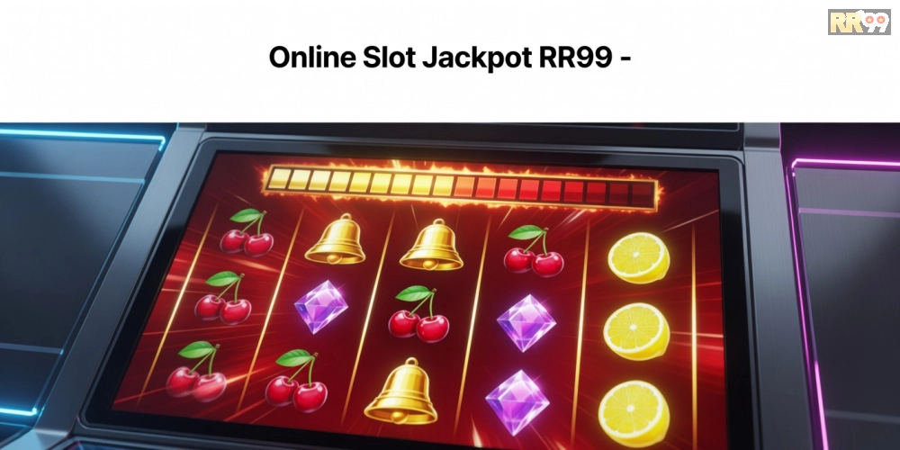 Minh họa khái niệm chơi game nổ hũ rr99 với giao diện quay thưởng hấp dẫn