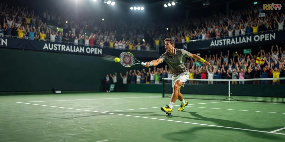 Highlight trận đấu tennis đỉnh cao tại Australian Open trên rr99